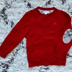 Burberry Kids Red Sweater